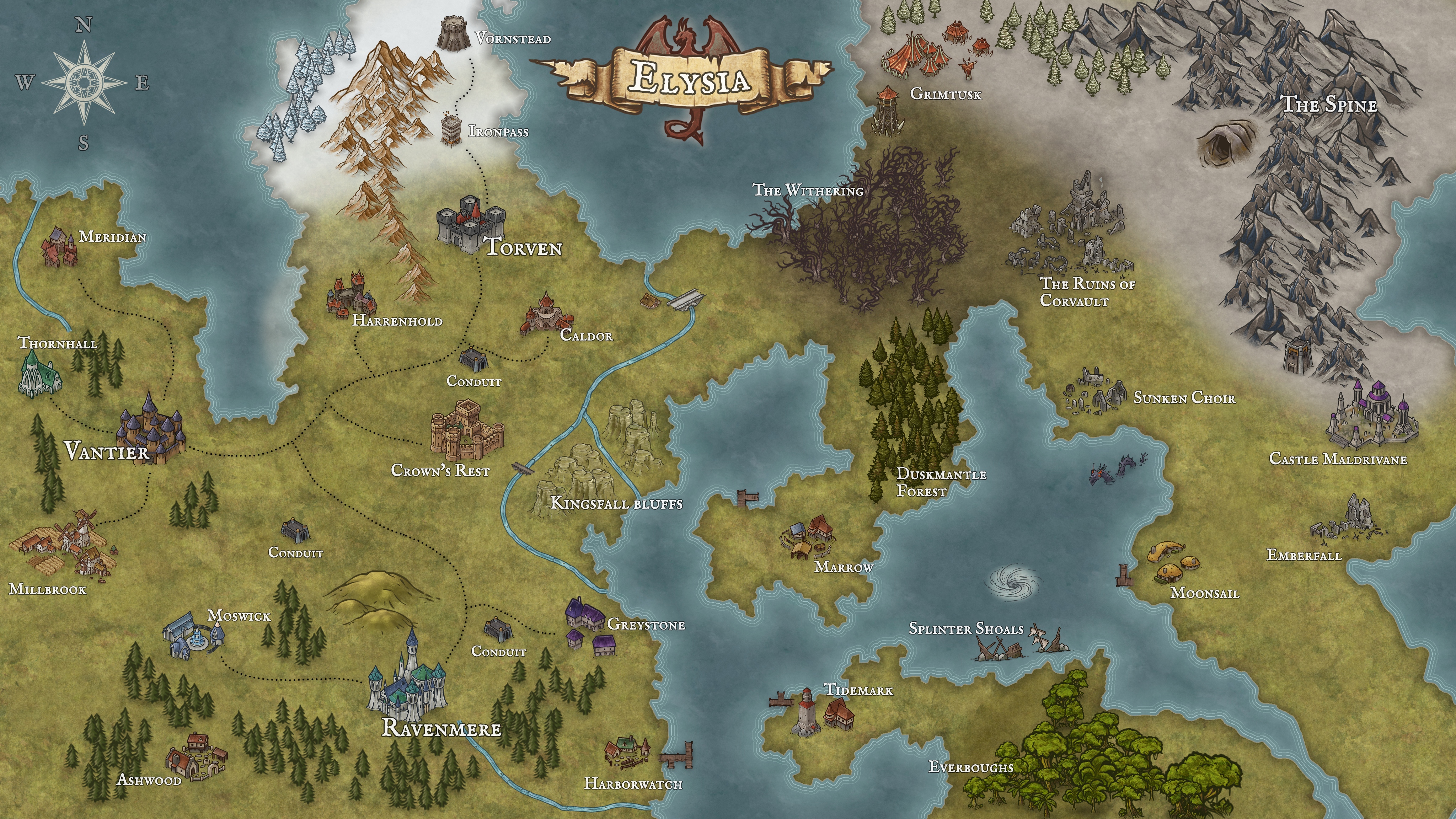 Map of Elysia
